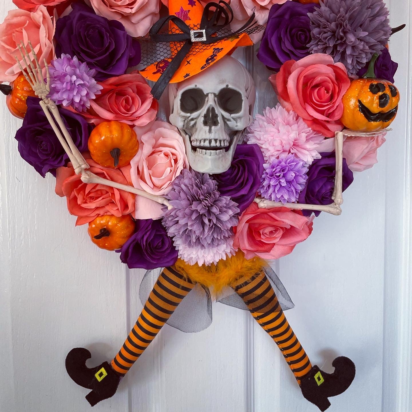 Halloween Wreath – Skeleton