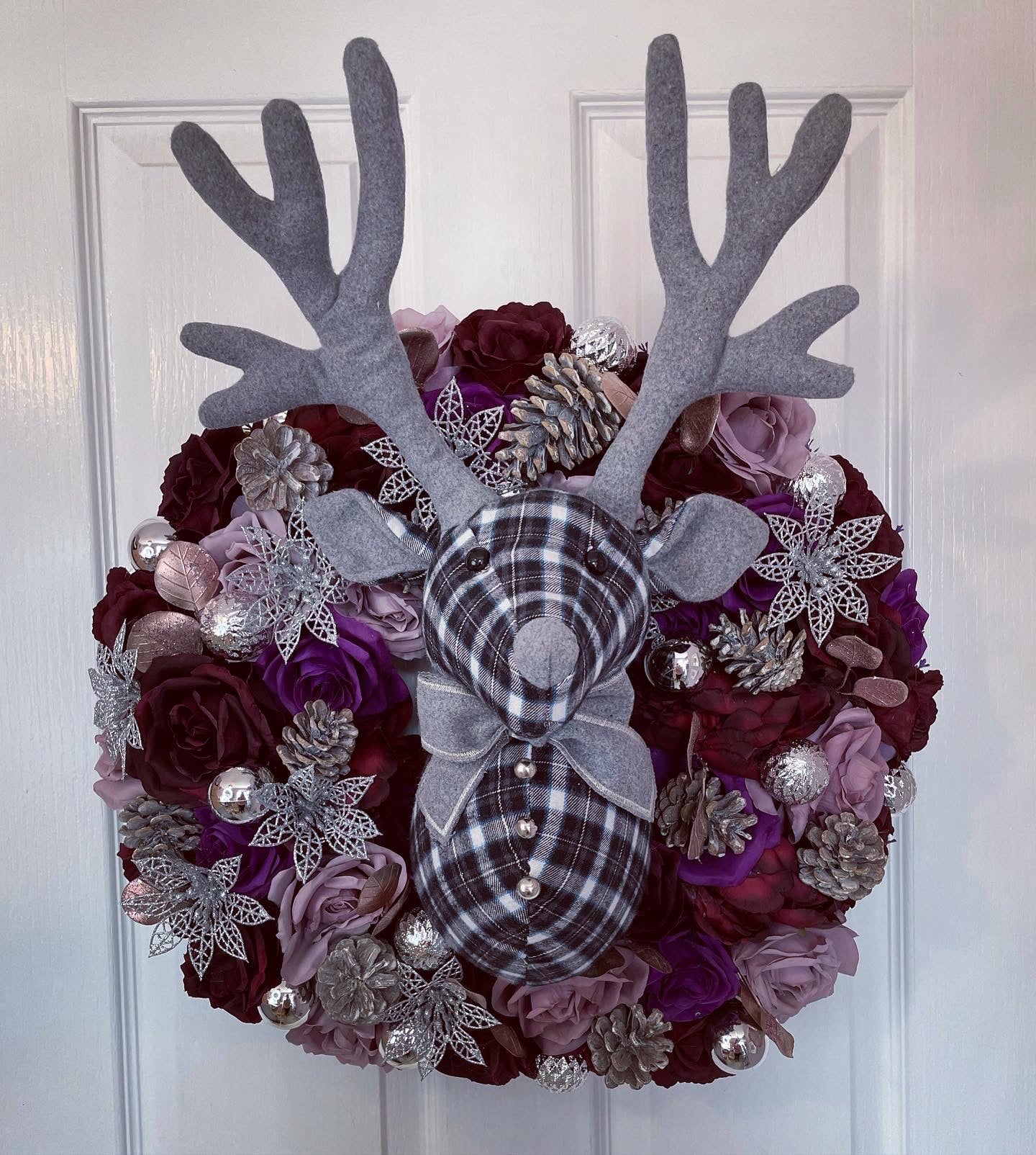 Christmas Wreath – Stag Head