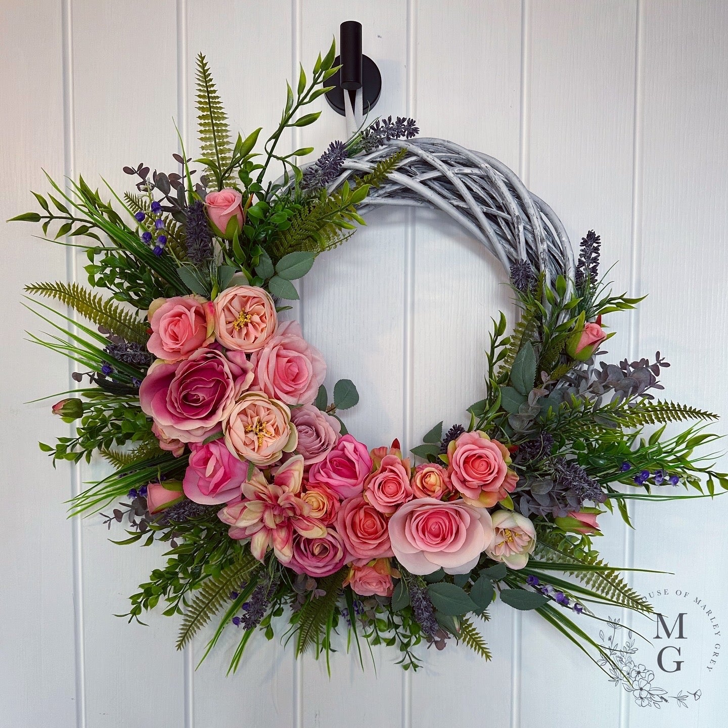 Floral Wreath – Roses And Lavender