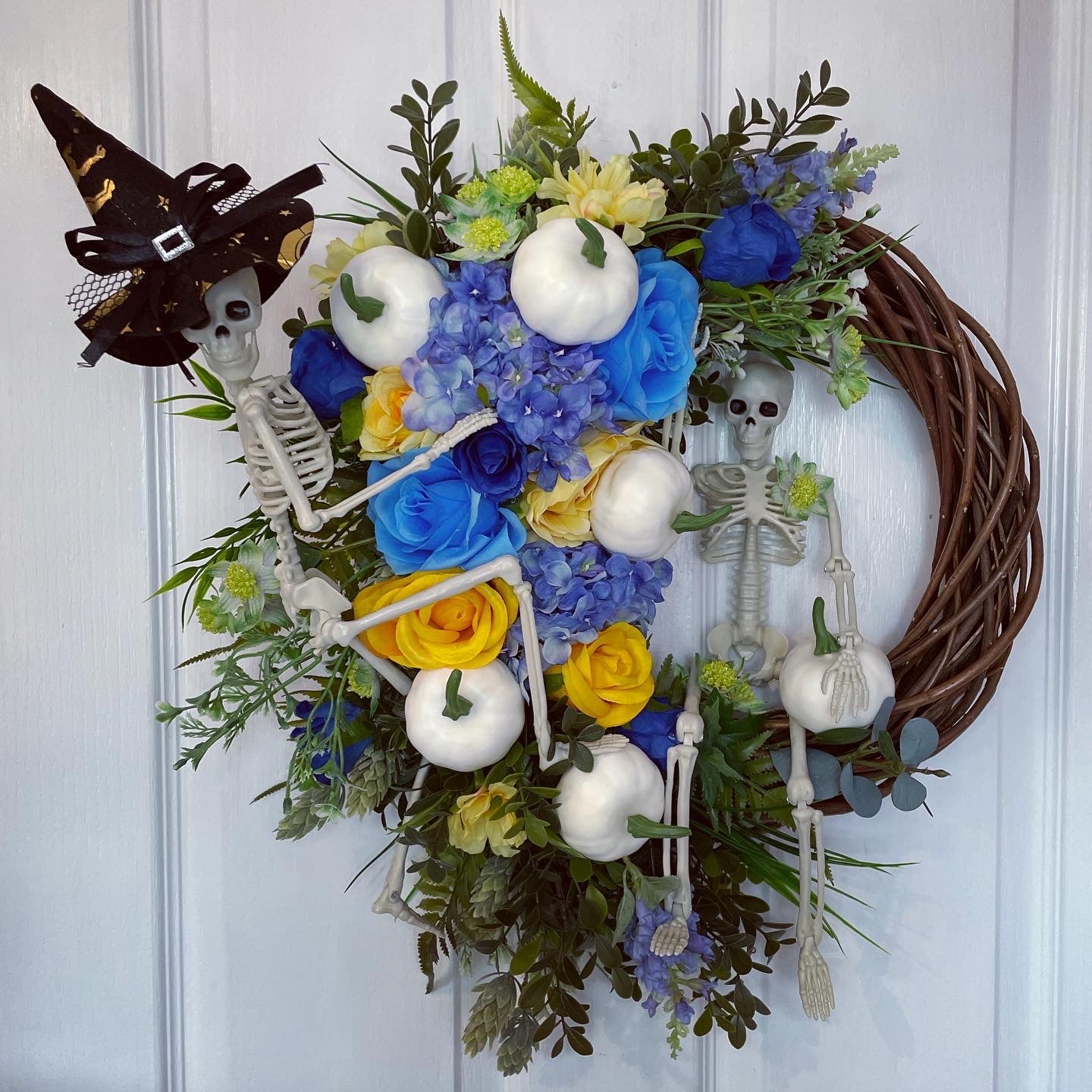 Halloween Wreath – Skeleton
