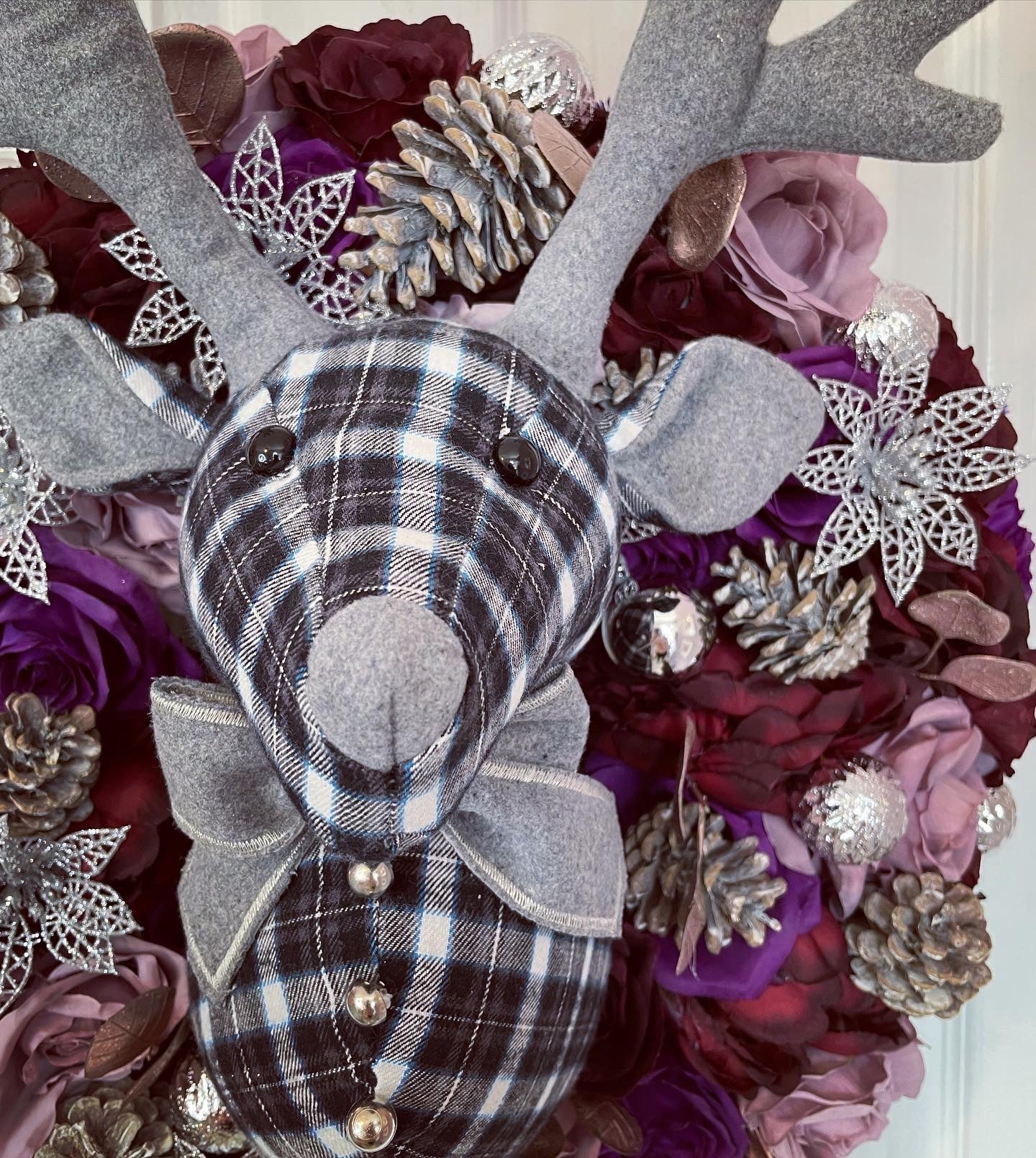 Christmas Wreath – Stag Head