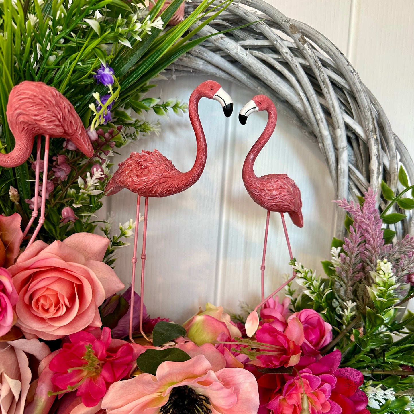 Floral Wreath – Flamingo