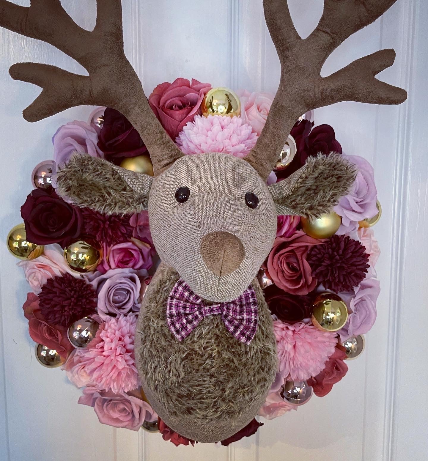 Christmas Wreath – Stag Head