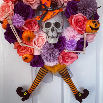 Halloween Wreath – Skeleton