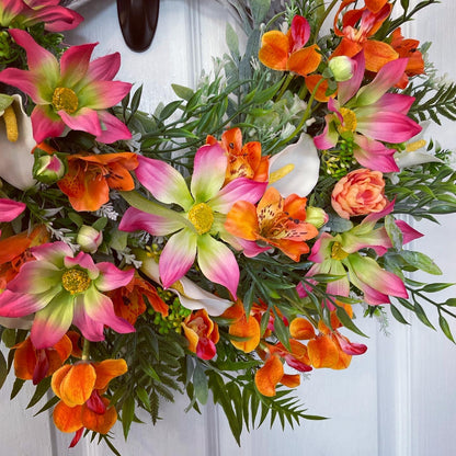 Floral Wreath – Calla Lily And Orchid