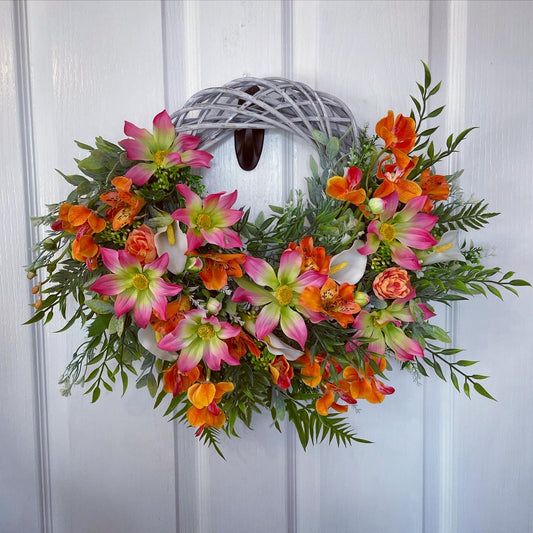 Floral Wreath – Calla Lily And Orchid