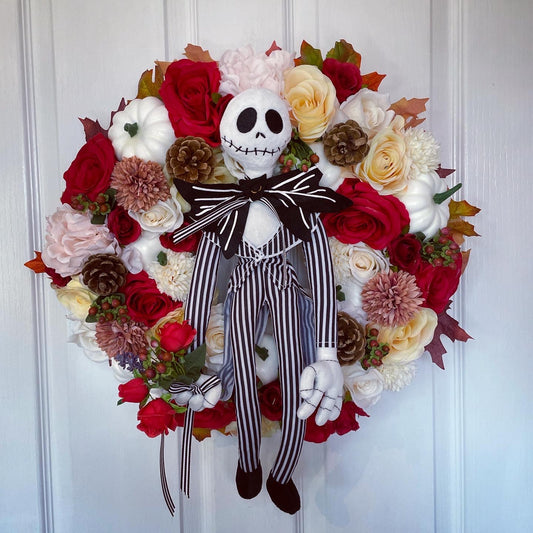 Halloween Wreath – Jack Skellington