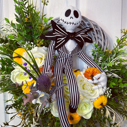Halloween Wreath – Jack Skellington
