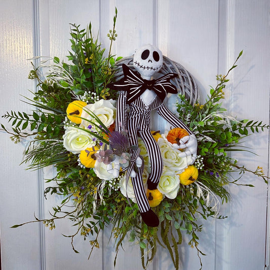 Halloween Wreath – Jack Skellington