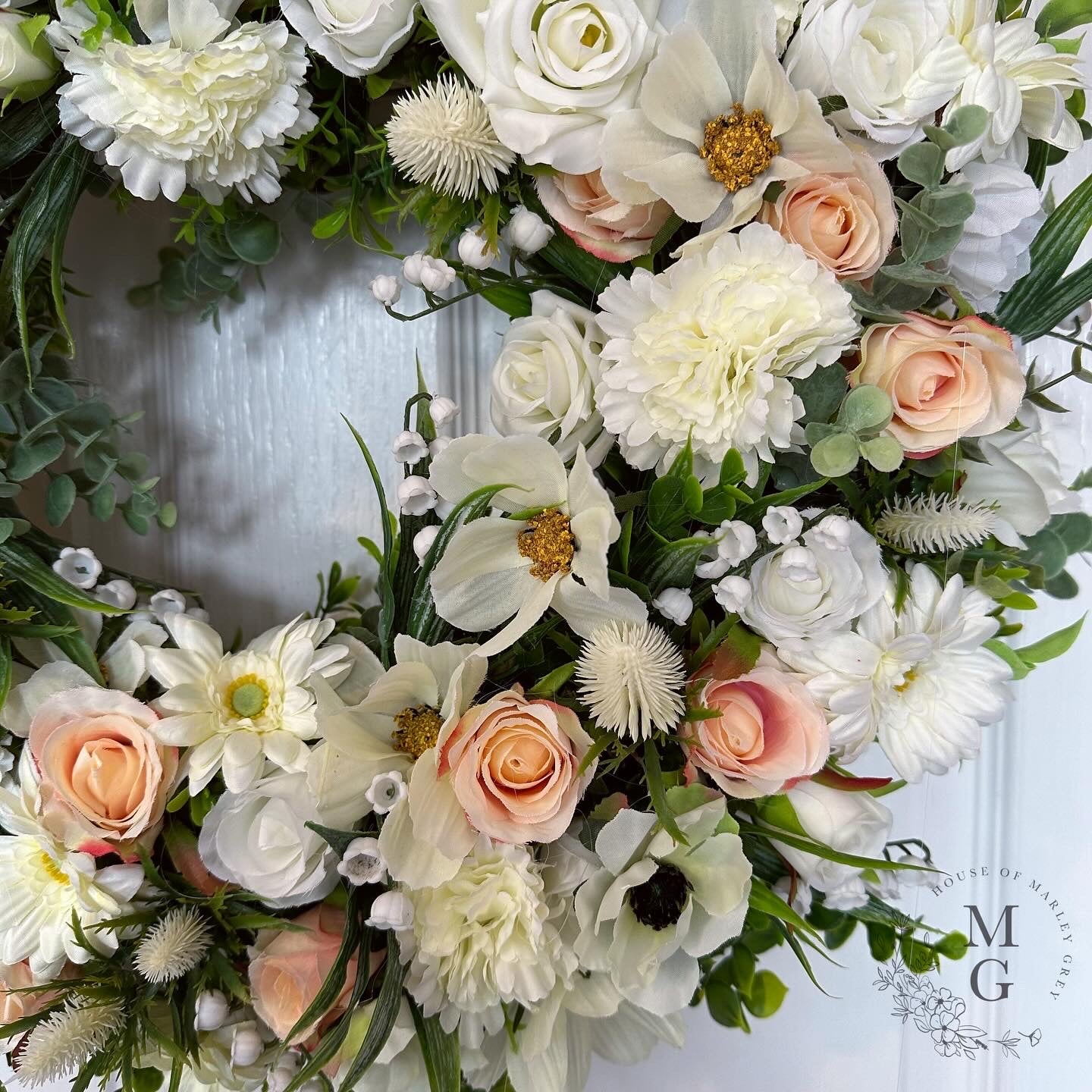 Floral Wreath – Roses And Gerbera