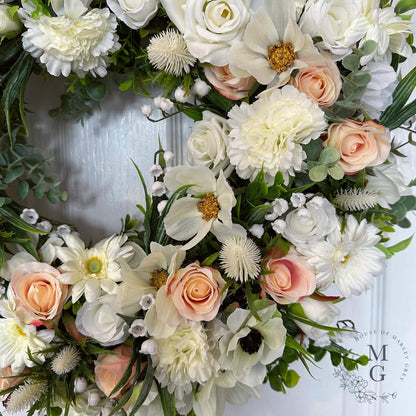 Floral Wreath – Roses And Gerbera