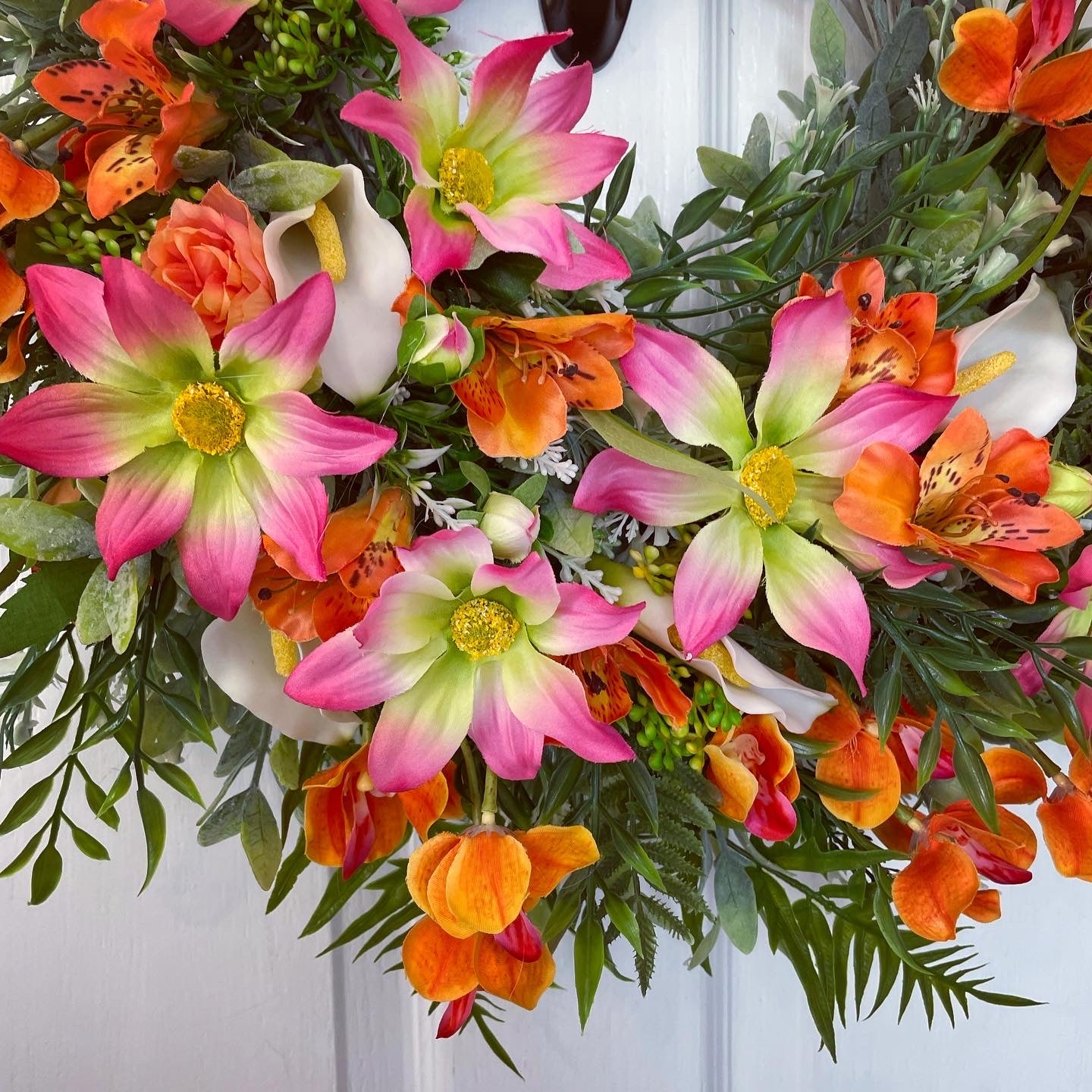 Floral Wreath – Calla Lily And Orchid