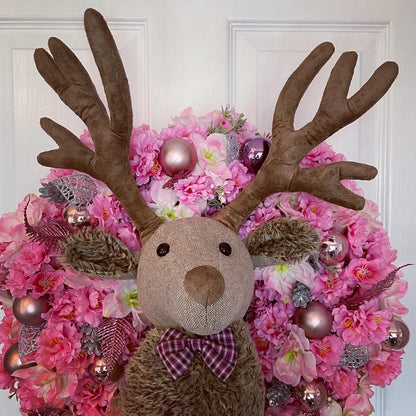 Christmas Wreath – Stag Head