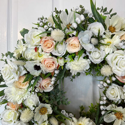 Floral Wreath – Roses And Gerbera