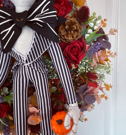 Halloween Wreath – Jack Skellington