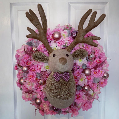 Christmas Wreath – Stag Head
