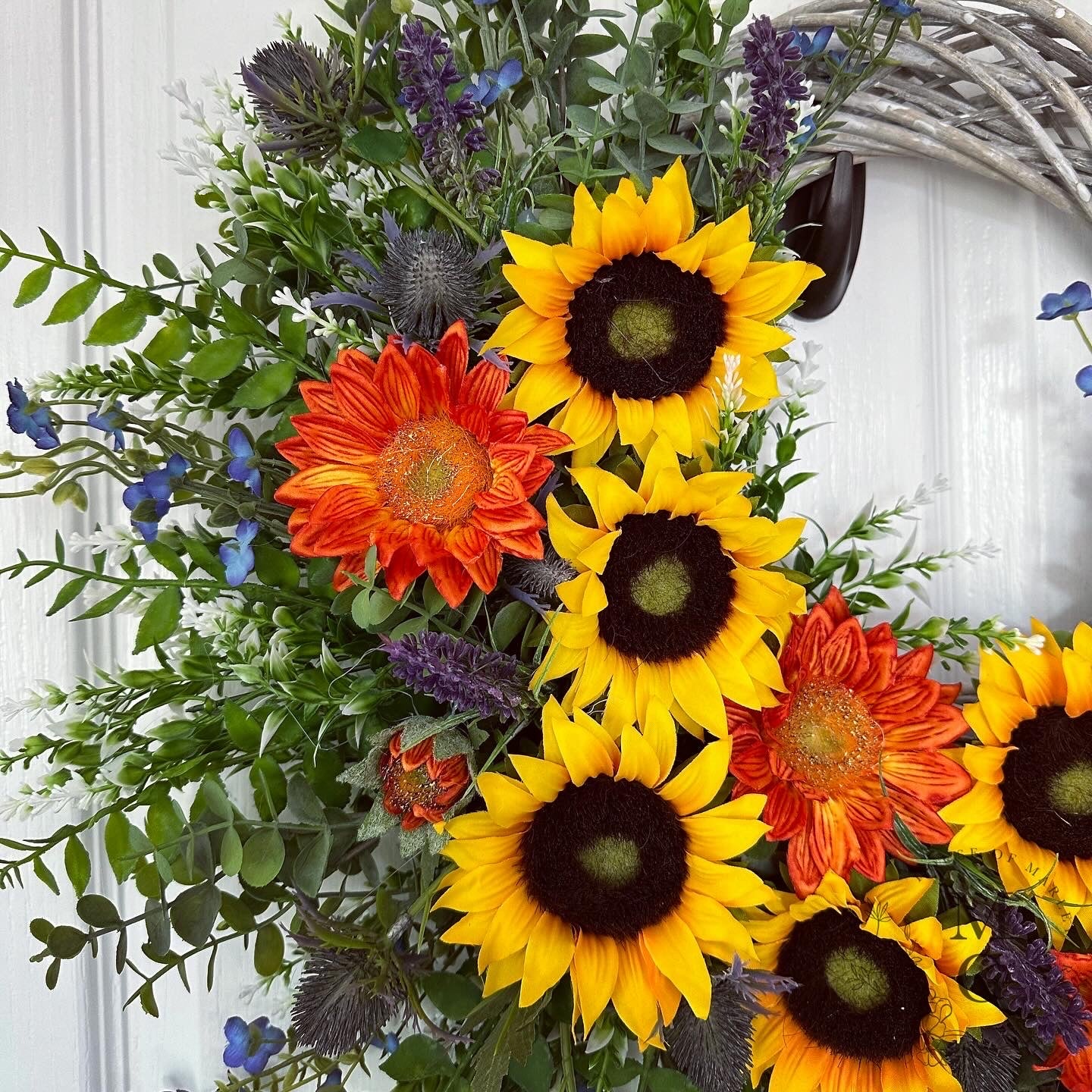 Floral Wreath – Sunflowers and Lavender