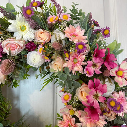 Floral Wreath – Roses And Gerbera
