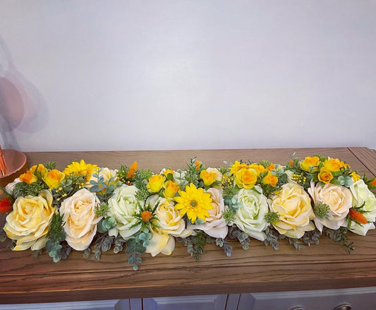 Floral Garland - Roses And Gerbera