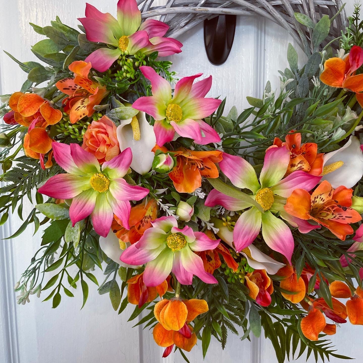 Floral Wreath – Calla Lily And Orchid