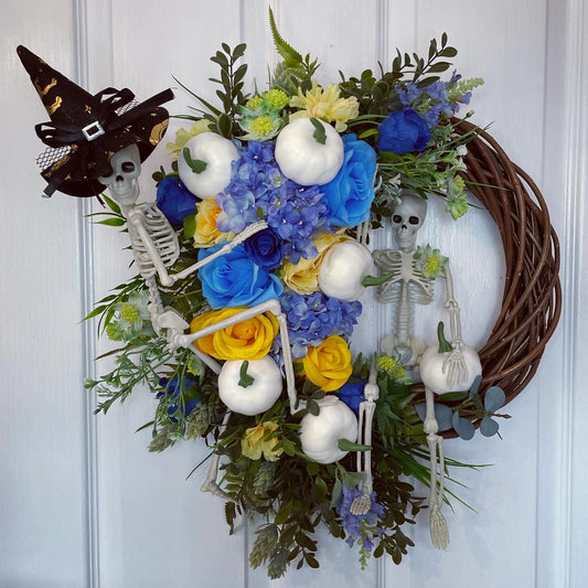 Halloween Wreath – Skeleton