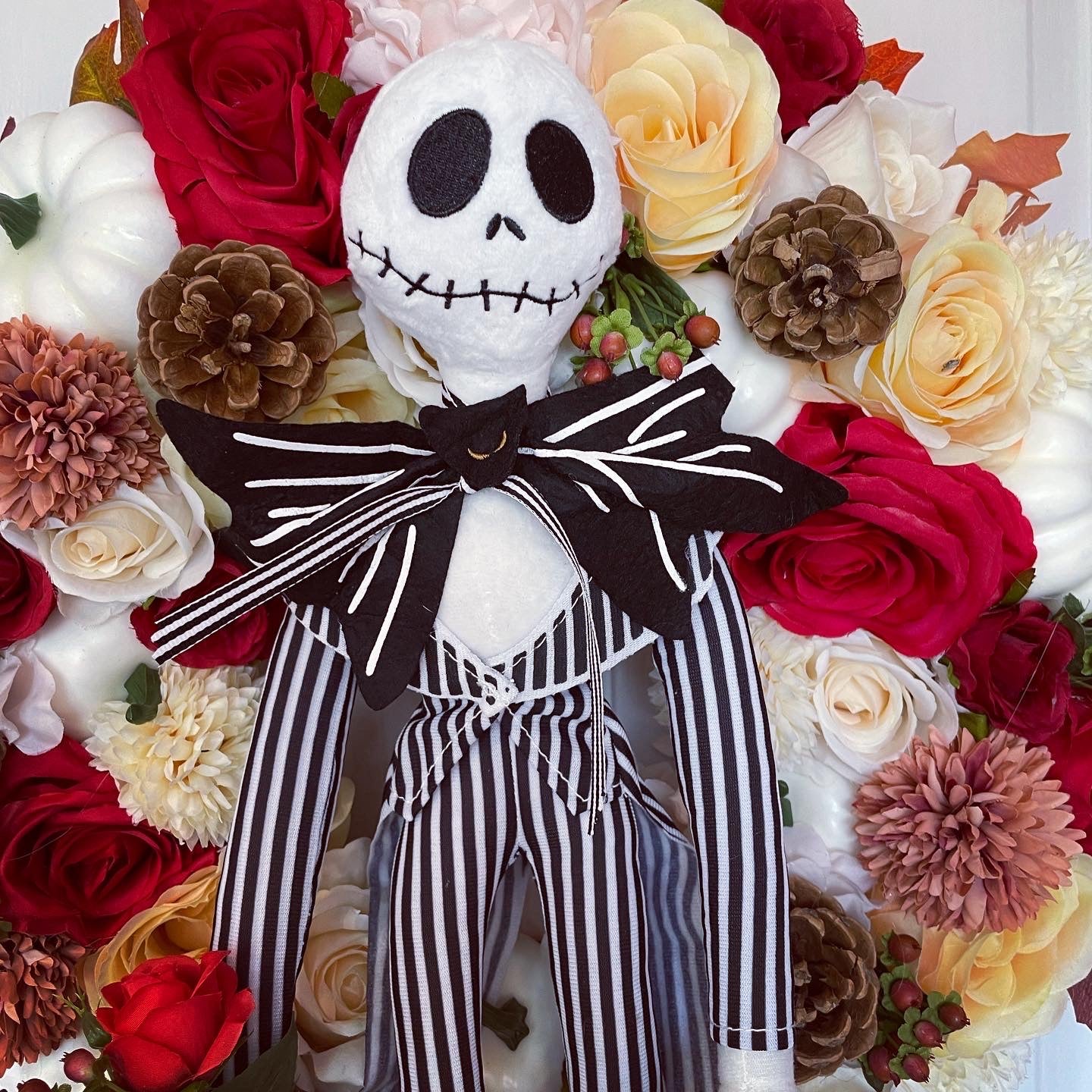 Halloween Wreath – Jack Skellington