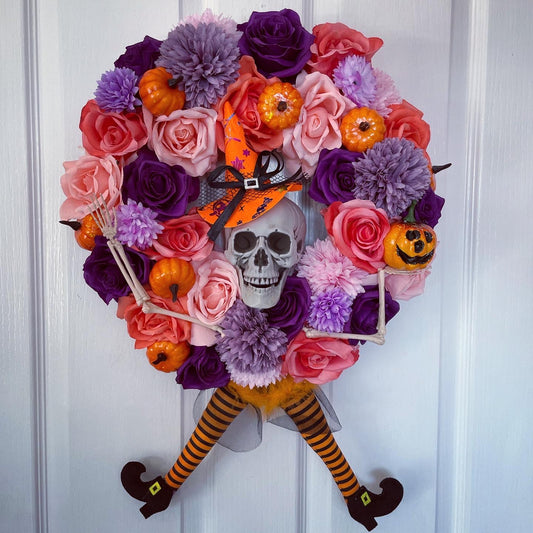 Halloween Wreath – Skeleton