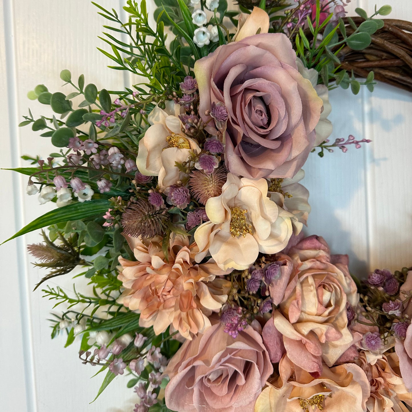 Floral Wreath – Roses And Dahlias