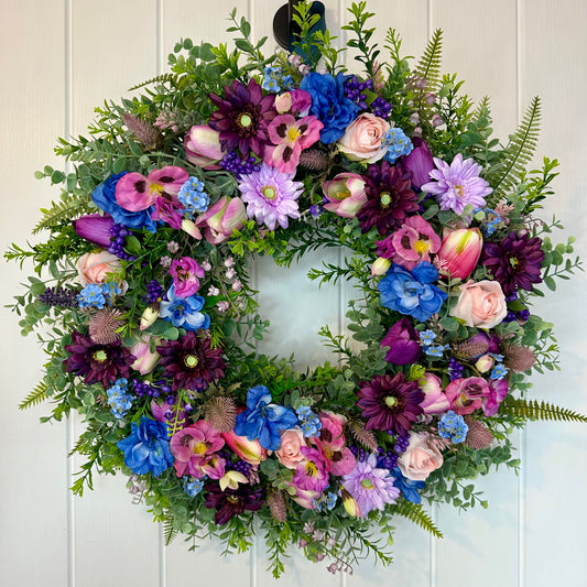 Floral Wreath – Roses And Gerbera