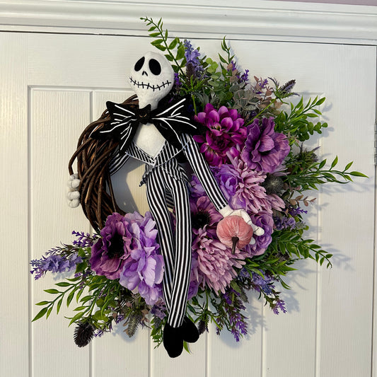 Halloween Wreath – Jack Skellington