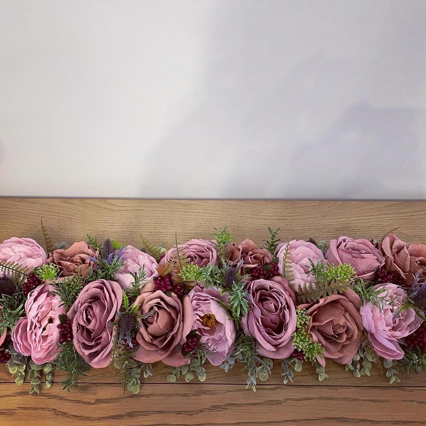 Floral Garland - Roses And Berries