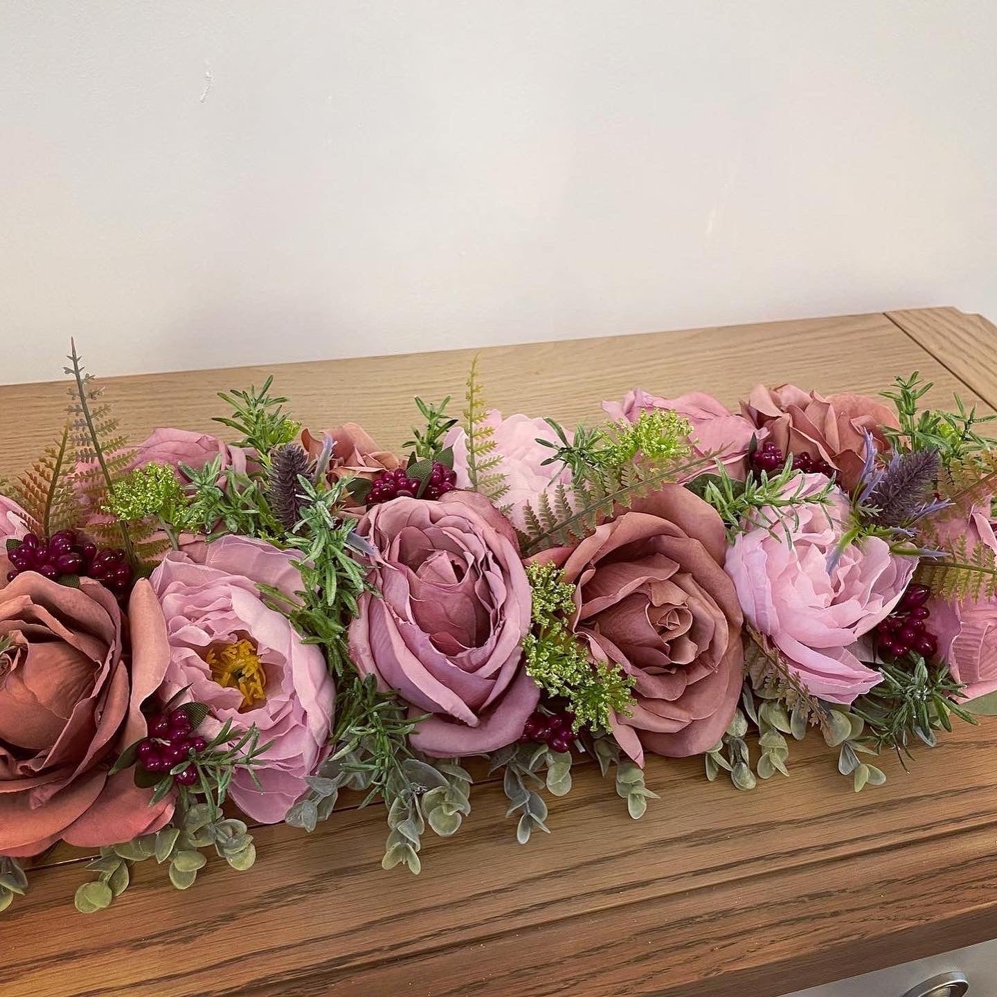 Floral Garland - Roses And Berries