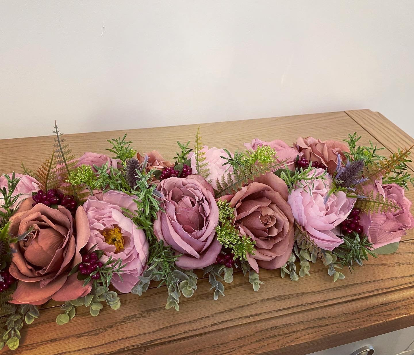 Floral Garland - Roses And Berries