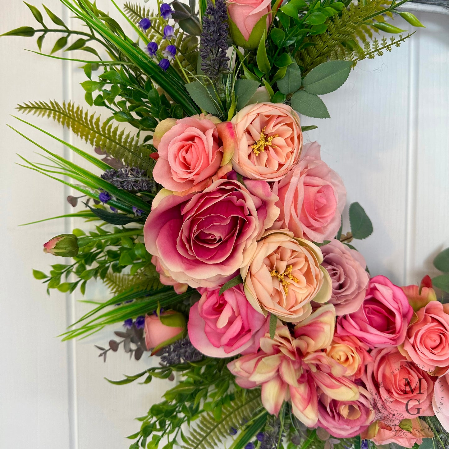 Floral Wreath – Roses And Lavender